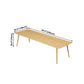 Rectangle 4 Legs Minimalist Table Wood Color Fixed Table of Solid Wood Clearhalo ' dining_table' 'Dining Tables & Seating' 'Dining Tables' 'furn' 'furn_dining_table' 'Furniture' 'furniture_dining_table' 'Kitchen & Dining Furniture' 'kitchen&dining_furn' 'kitchen' 'kitchen_dining_table' 4195763