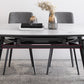 Contemporary Extendable Sintered Stone Table Round Shape Standard Dining Table for Kitchen Clearhalo ' dining_table' 'Dining Tables & Seating' 'Dining Tables' 'furn' 'furn_dining_table' 'Furniture' 'furniture_dining_table' 'Kitchen & Dining Furniture' 'kitchen&dining_furn' 'kitchen' 'kitchen_dining_table' 4195774