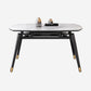 Contemporary Extendable Sintered Stone Table Round Shape Standard Dining Table for Kitchen Clearhalo ' dining_table' 'Dining Tables & Seating' 'Dining Tables' 'furn' 'furn_dining_table' 'Furniture' 'furniture_dining_table' 'Kitchen & Dining Furniture' 'kitchen&dining_furn' 'kitchen' 'kitchen_dining_table' 4195779