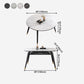 Contemporary Extendable Sintered Stone Table Round Shape Standard Dining Table for Kitchen Clearhalo ' dining_table' 'Dining Tables & Seating' 'Dining Tables' 'furn' 'furn_dining_table' 'Furniture' 'furniture_dining_table' 'Kitchen & Dining Furniture' 'kitchen&dining_furn' 'kitchen' 'kitchen_dining_table' 4195783