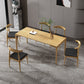 Rectangle Simplicity Dining Table Wood Color Fixed Table with Pinewood Solid Wood Clearhalo ' dining_table' 'Dining Tables & Seating' 'Dining Tables' 'furn' 'furn_dining_table' 'Furniture' 'furniture_dining_table' 'Kitchen & Dining Furniture' 'kitchen&dining_furn' 'kitchen' 'kitchen_dining_table' 4195852