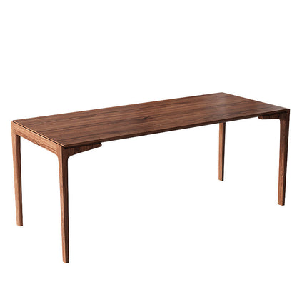 Rectangle Simplicity Dining Table Wood Color Fixed Table with Pinewood Solid Wood Brown Without Chairs Clearhalo ' dining_table' 'Dining Tables & Seating' 'Dining Tables' 'furn' 'furn_dining_table' 'Furniture' 'furniture_dining_table' 'Kitchen & Dining Furniture' 'kitchen&dining_furn' 'kitchen' 'kitchen_dining_table' 4195854