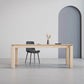 Rectangle Light Wood Color Table Pine Solid Wood Table Modern with 4 Legs Clearhalo ' dining_table' 'Dining Tables & Seating' 'Dining Tables' 'furn' 'furn_dining_table' 'Furniture' 'furniture_dining_table' 'Kitchen & Dining Furniture' 'kitchen&dining_furn' 'kitchen' 'kitchen_dining_table' 4195894