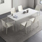 Sintered Stone Dining Table Simple Style 4 Legs Base Table for Dining Room Clearhalo ' dining_table' 'Dining Tables & Seating' 'Dining Tables' 'Furniture' 'furniture_dining_table' 'Kitchen & Dining Furniture' 'kitchen&dining_furn' 'kitchen' 'kitchen_dining_table' 4195916