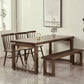 Solid Wood Brown Tone Table Simplicity Sled Base Table for Dining Room Clearhalo ' dining_table' 'Dining Tables & Seating' 'Dining Tables' 'furn' 'furn_dining_table' 'Furniture' 'furniture_dining_table' 'Kitchen & Dining Furniture' 'kitchen&dining_furn' 'kitchen' 'kitchen_dining_table' 4195938
