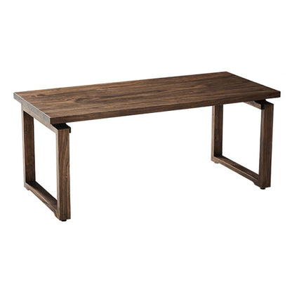 Solid Wood Brown Tone Table Simplicity Sled Base Table for Dining Room Without Chairs Clearhalo ' dining_table' 'Dining Tables & Seating' 'Dining Tables' 'furn' 'furn_dining_table' 'Furniture' 'furniture_dining_table' 'Kitchen & Dining Furniture' 'kitchen&dining_furn' 'kitchen' 'kitchen_dining_table' 4195939