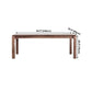 Rectangle Brown Tone Dining Table Solid Wood Table Minimalist with 4 Legs Clearhalo ' dining_table' 'Dining Tables & Seating' 'Dining Tables' 'furn' 'furn_dining_table' 'Furniture' 'furniture_dining_table' 'Kitchen & Dining Furniture' 'kitchen&dining_furn' 'kitchen' 'kitchen_dining_table' 4195974