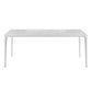 Sintered Stone Dining Table Simplicity Style 4 Legs Base Table for Dining Room White Clearhalo ' dining_table' 'Dining Tables & Seating' 'Dining Tables' 'Furniture' 'furniture_dining_table' 'Kitchen & Dining Furniture' 'kitchen&dining_furn' 'kitchen' 'kitchen_dining_table' 4195980