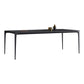 Sintered Stone Dining Table Simplicity Style 4 Legs Base Table for Dining Room Black Clearhalo ' dining_table' 'Dining Tables & Seating' 'Dining Tables' 'Furniture' 'furniture_dining_table' 'Kitchen & Dining Furniture' 'kitchen&dining_furn' 'kitchen' 'kitchen_dining_table' 4195983
