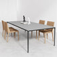 Sintered Stone Dining Table Simplicity Style 4 Legs Base Table for Dining Room Clearhalo ' dining_table' 'Dining Tables & Seating' 'Dining Tables' 'Furniture' 'furniture_dining_table' 'Kitchen & Dining Furniture' 'kitchen&dining_furn' 'kitchen' 'kitchen_dining_table' 4195985
