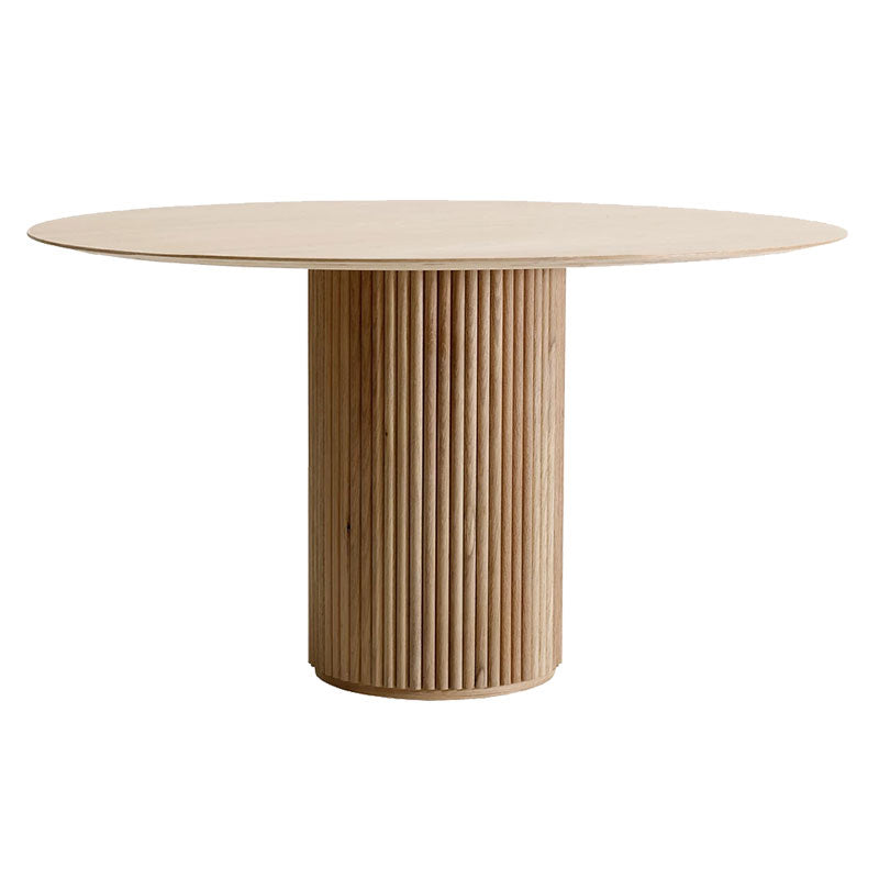 Round Casual Style Dining Table Wood Color Fixed Table with Solid Wood Natural Without Chairs Clearhalo ' dining_table' 'Dining Tables & Seating' 'Dining Tables' 'furn' 'furn_dining_table' 'Furniture' 'furniture_dining_table' 'Kitchen & Dining Furniture' 'kitchen&dining_furn' 'kitchen' 'kitchen_dining_table' 4196005