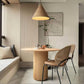 Round Casual Style Dining Table Wood Color Fixed Table with Solid Wood Clearhalo ' dining_table' 'Dining Tables & Seating' 'Dining Tables' 'furn' 'furn_dining_table' 'Furniture' 'furniture_dining_table' 'Kitchen & Dining Furniture' 'kitchen&dining_furn' 'kitchen' 'kitchen_dining_table' 4196010