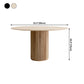 Round Casual Style Dining Table Wood Color Fixed Table with Solid Wood Clearhalo ' dining_table' 'Dining Tables & Seating' 'Dining Tables' 'furn' 'furn_dining_table' 'Furniture' 'furniture_dining_table' 'Kitchen & Dining Furniture' 'kitchen&dining_furn' 'kitchen' 'kitchen_dining_table' 4196013