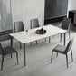 Sintered Stone Dining Table Luxury Style 4 Legs Rectangle Table for Home Clearhalo ' dining_table' 'Dining Tables & Seating' 'Dining Tables' 'furn' 'furn_dining_table' 'Furniture' 'furniture_dining_table' 'Kitchen & Dining Furniture' 'kitchen&dining_furn' 'kitchen' 'kitchen_dining_table' 4196049