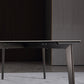 Sintered Stone Dining Table Luxury Style 4 Legs Rectangle Table for Home Clearhalo ' dining_table' 'Dining Tables & Seating' 'Dining Tables' 'furn' 'furn_dining_table' 'Furniture' 'furniture_dining_table' 'Kitchen & Dining Furniture' 'kitchen&dining_furn' 'kitchen' 'kitchen_dining_table' 4196053