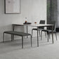 Sintered Stone Dining Table Luxury Style 4 Legs Rectangle Table for Home Clearhalo ' dining_table' 'Dining Tables & Seating' 'Dining Tables' 'furn' 'furn_dining_table' 'Furniture' 'furniture_dining_table' 'Kitchen & Dining Furniture' 'kitchen&dining_furn' 'kitchen' 'kitchen_dining_table' 4196055