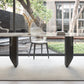 Rectangle Contemporary Dining Room Table White Sintered Stone Table with Black Metal Base Clearhalo ' dining_table' 'Dining Tables & Seating' 'Dining Tables' 'furn' 'furn_dining_table' 'Furniture' 'furniture_dining_table' 'Kitchen & Dining Furniture' 'kitchen&dining_furn' 'kitchen' 'kitchen_dining_table' 4196083