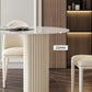 Oval Traditional Luxury Dining Table White Sintered Stone Table with White Double Pedestal Clearhalo ' dining_table' 'Dining Tables & Seating' 'Dining Tables' 'furn' 'furn_dining_table' 'Furniture' 'furniture_dining_table' 'Kitchen & Dining Furniture' 'kitchen&dining_furn' 'kitchen' 'kitchen_dining_table' 4196139