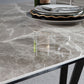 Modern Style Dining Table Sintered Stone Table with 4 Legs Carbon Steel Base Clearhalo ' dining_table' 'Dining Tables & Seating' 'Dining Tables' 'furn' 'furn_dining_table' 'Furniture' 'furniture_dining_table' 'Kitchen & Dining Furniture' 'kitchen&dining_furn' 'kitchen' 'kitchen_dining_table' 4196186
