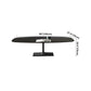 Oval Contemporary Dining Table Black Sintered Stone Table with Pedestal Base Clearhalo ' dining_table' 'Dining Tables & Seating' 'Dining Tables' 'furn' 'furn_dining_table' 'Furniture' 'furniture_dining_table' 'Kitchen & Dining Furniture' 'kitchen&dining_furn' 'kitchen' 'kitchen_dining_table' 4196212