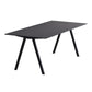 Rectangle Minimalist Dining Table Two-Color Fixed Table with Solid Wood Black Without Chairs Clearhalo ' dining_table' 'Dining Tables & Seating' 'Dining Tables' 'furn' 'furn_dining_table' 'Furniture' 'furniture_dining_table' 'Kitchen & Dining Furniture' 'kitchen&dining_furn' 'kitchen' 'kitchen_dining_table' 4196247