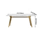Luxury Sintered Stone Dining Table Rectangle Table with Metal Base and 4 Legs Clearhalo ' dining_table' 'Dining Tables & Seating' 'Dining Tables' 'furn' 'furn_dining_table' 'Furniture' 'furniture_dining_table' 'Kitchen & Dining Furniture' 'kitchen&dining_furn' 'kitchen' 'kitchen_dining_table' 4196310