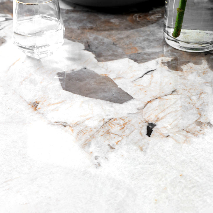 Modern Sintered Stone Dining Table Round Table with Wooden Pedestal for Restaurant Clearhalo ' dining_table' 'Dining Tables & Seating' 'Dining Tables' 'furn' 'furn_dining_table' 'Furniture' 'furniture_dining_table' 'Kitchen & Dining Furniture' 'kitchen&dining_furn' 'kitchen' 'kitchen_dining_table' 4196323