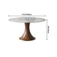 Modern Sintered Stone Dining Table Round Table with Wooden Pedestal for Restaurant Clearhalo ' dining_table' 'Dining Tables & Seating' 'Dining Tables' 'furn' 'furn_dining_table' 'Furniture' 'furniture_dining_table' 'Kitchen & Dining Furniture' 'kitchen&dining_furn' 'kitchen' 'kitchen_dining_table' 4196328