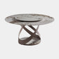 Sintered Stone Table for Restaurant Modern Round Table with Metal Pedestal Clearhalo ' dining_table' 'Dining Tables & Seating' 'Dining Tables' 'furn' 'furn_dining_table' 'Furniture' 'furniture_dining_table' 'Kitchen & Dining Furniture' 'kitchen&dining_furn' 'kitchen' 'kitchen_dining_table' 4196383