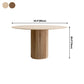 Round Pedestal Modern Dining Table Wood Color Fixed Table of Solid Wood Clearhalo ' dining_table' 'Dining Tables & Seating' 'Dining Tables' 'furn' 'furn_dining_table' 'Furniture' 'furniture_dining_table' 'Kitchen & Dining Furniture' 'kitchen&dining_furn' 'kitchen' 'kitchen_dining_table' 4196449