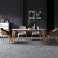 Sintered Stone White Tone Dining Table Luxury 4 Legs Table for Dining Room Clearhalo ' dining_table' 'Dining Tables & Seating' 'Dining Tables' 'furn' 'furn_dining_table' 'Furniture' 'furniture_dining_table' 'Kitchen & Dining Furniture' 'kitchen&dining_furn' 'kitchen' 'kitchen_dining_table' 4196467