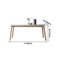 Sintered Stone White Tone Dining Table Luxury 4 Legs Table for Dining Room Clearhalo ' dining_table' 'Dining Tables & Seating' 'Dining Tables' 'furn' 'furn_dining_table' 'Furniture' 'furniture_dining_table' 'Kitchen & Dining Furniture' 'kitchen&dining_furn' 'kitchen' 'kitchen_dining_table' 4196478