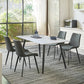 Metal Industrial Rectangle Dining Table Sintered Stone Top Table for Dining Room Clearhalo ' dining_table' 'Dining Tables & Seating' 'Dining Tables' 'furn' 'furn_dining_table' 'Furniture' 'furniture_dining_table' 'Kitchen & Dining Furniture' 'kitchen&dining_furn' 'kitchen' 'kitchen_dining_table' 4196489