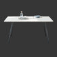 Metal Industrial Rectangle Dining Table Sintered Stone Top Table for Dining Room Clearhalo ' dining_table' 'Dining Tables & Seating' 'Dining Tables' 'furn' 'furn_dining_table' 'Furniture' 'furniture_dining_table' 'Kitchen & Dining Furniture' 'kitchen&dining_furn' 'kitchen' 'kitchen_dining_table' 4196499