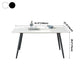 Metal Industrial Rectangle Dining Table Sintered Stone Top Table for Dining Room Clearhalo ' dining_table' 'Dining Tables & Seating' 'Dining Tables' 'furn' 'furn_dining_table' 'Furniture' 'furniture_dining_table' 'Kitchen & Dining Furniture' 'kitchen&dining_furn' 'kitchen' 'kitchen_dining_table' 4196505