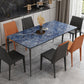 Sintered Stone Dining Table Industrial 4 Legs Base Rectangle Table for Home Clearhalo ' dining_table' 'Dining Tables & Seating' 'Dining Tables' 'furn' 'furn_dining_table' 'Furniture' 'furniture_dining_table' 'Kitchen & Dining Furniture' 'kitchen&dining_furn' 'kitchen' 'kitchen_dining_table' 4196523