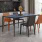 Sintered Stone Dining Table Industrial 4 Legs Base Rectangle Table for Home Clearhalo ' dining_table' 'Dining Tables & Seating' 'Dining Tables' 'furn' 'furn_dining_table' 'Furniture' 'furniture_dining_table' 'Kitchen & Dining Furniture' 'kitchen&dining_furn' 'kitchen' 'kitchen_dining_table' 4196524
