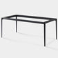 Sintered Stone Dining Table Industrial 4 Legs Base Rectangle Table for Home Clearhalo ' dining_table' 'Dining Tables & Seating' 'Dining Tables' 'furn' 'furn_dining_table' 'Furniture' 'furniture_dining_table' 'Kitchen & Dining Furniture' 'kitchen&dining_furn' 'kitchen' 'kitchen_dining_table' 4196531