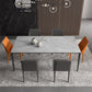 Industrial Sintered Stone Table 4 Legs Aviation Aluminum Base Rectangle Table for Home Clearhalo ' dining_table' 'Dining Tables & Seating' 'Dining Tables' 'furn' 'furn_dining_table' 'Furniture' 'furniture_dining_table' 'Kitchen & Dining Furniture' 'kitchen&dining_furn' 'kitchen' 'kitchen_dining_table' 4196591