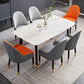 Rectangle Shape Luxury Dining Table Two-Color Fixed Table with Sintered Stone Clearhalo ' dining_table' 'Dining Tables & Seating' 'Dining Tables' 'furn' 'furn_dining_table' 'Furniture' 'furniture_dining_table' 'Kitchen & Dining Furniture' 'kitchen&dining_furn' 'kitchen' 'kitchen_dining_table' 4196617