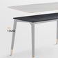 Rectangle Shape Luxury Dining Table Two-Color Fixed Table with Sintered Stone Clearhalo ' dining_table' 'Dining Tables & Seating' 'Dining Tables' 'furn' 'furn_dining_table' 'Furniture' 'furniture_dining_table' 'Kitchen & Dining Furniture' 'kitchen&dining_furn' 'kitchen' 'kitchen_dining_table' 4196623
