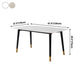 Rectangle Shape Luxury Dining Table Two-Color Fixed Table with Sintered Stone Clearhalo ' dining_table' 'Dining Tables & Seating' 'Dining Tables' 'furn' 'furn_dining_table' 'Furniture' 'furniture_dining_table' 'Kitchen & Dining Furniture' 'kitchen&dining_furn' 'kitchen' 'kitchen_dining_table' 4196624