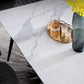 Metal Industrial Rectangle Dining Table Sintered Stone Table with 4 Black Legs Clearhalo ' dining_table' 'Dining Tables & Seating' 'Dining Tables' 'furn' 'furn_dining_table' 'Furniture' 'furniture_dining_table' 'Kitchen & Dining Furniture' 'kitchen&dining_furn' 'kitchen' 'kitchen_dining_table' 4196633