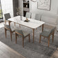 Rectangle Industrial Dining Table White Tone Fixed Table with Sintered Stone Clearhalo ' dining_table' 'Dining Tables & Seating' 'Dining Tables' 'furn' 'furn_dining_table' 'Furniture' 'furniture_dining_table' 'Kitchen & Dining Furniture' 'kitchen&dining_furn' 'kitchen' 'kitchen_dining_table' 4196647