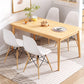 Solid Wood Contemporary Rectangle Table Wood Top Table for Kitchen Clearhalo ' dining_table' 'Dining Tables & Seating' 'Dining Tables' 'furn' 'furn_dining_table' 'Furniture' 'furniture_dining_table' 'Kitchen & Dining Furniture' 'kitchen&dining_furn' 'kitchen' 'kitchen_dining_table' 4196659