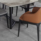 Rectangle Trestle Base Industrial Table Grey Tone Fixed Table with Sintered Stone Clearhalo ' dining_table' 'Dining Tables & Seating' 'Dining Tables' 'furn' 'furn_dining_table' 'Furniture' 'furniture_dining_table' 'Kitchen & Dining Furniture' 'kitchen&dining_furn' 'kitchen' 'kitchen_dining_table' 4196678