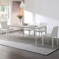 Industrial Sintered Stone Table 4 Legs Base Rectangle Table for Home Clearhalo ' dining_table' 'Dining Tables & Seating' 'Dining Tables' 'Furniture' 'furniture_dining_table' 'Kitchen & Dining Furniture' 'kitchen&dining_furn' 'kitchen' 'kitchen_dining_table' 4196686