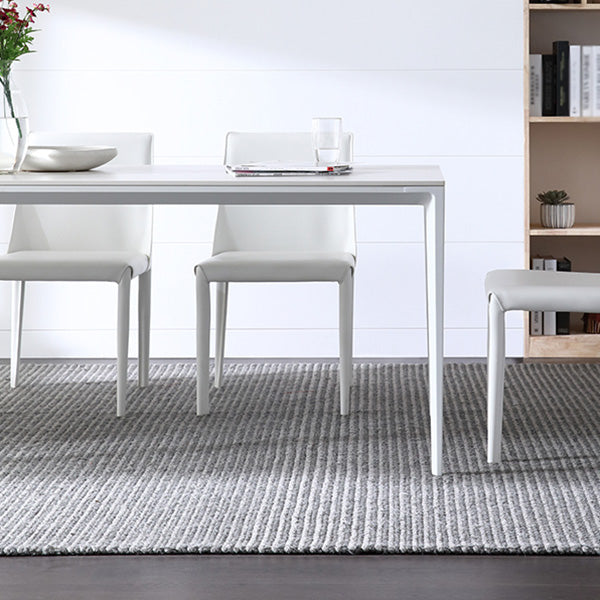 Industrial Sintered Stone Table 4 Legs Base Rectangle Table for Home Clearhalo ' dining_table' 'Dining Tables & Seating' 'Dining Tables' 'Furniture' 'furniture_dining_table' 'Kitchen & Dining Furniture' 'kitchen&dining_furn' 'kitchen' 'kitchen_dining_table' 4196688