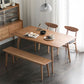 Rectangle Contemporary Dining Room Table Ash Solid Wood Table with 4 Legs Natural Without Chairs Clearhalo ' dining_table' 'Dining Tables & Seating' 'Dining Tables' 'furn' 'furn_dining_table' 'Furniture' 'furniture_dining_table' 'Kitchen & Dining Furniture' 'kitchen&dining_furn' 'kitchen' 'kitchen_dining_table' 4196730