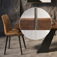 Rectangle Dining Table Industrial Style Double Pedestal Base Table for Dining Room Clearhalo ' dining_table' 'Dining Tables & Seating' 'Dining Tables' 'furn' 'furn_dining_table' 'Furniture' 'furniture_dining_table' 'Kitchen & Dining Furniture' 'kitchen&dining_furn' 'kitchen' 'kitchen_dining_table' 4196770